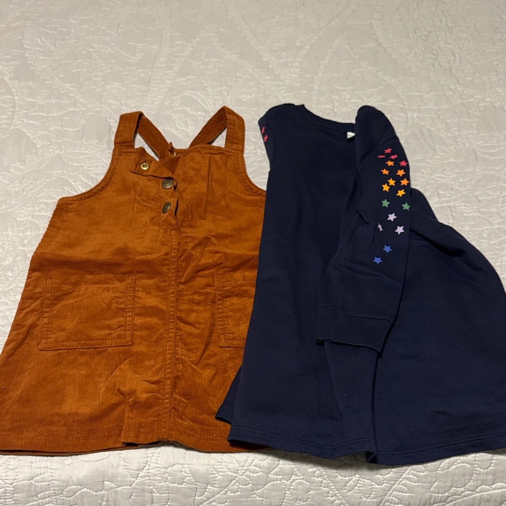 Old Navy Kids Dresses in Orange and Navy
